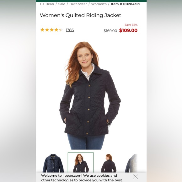 L.L. Bean Black Riding Jacket - Picture 13 of 13